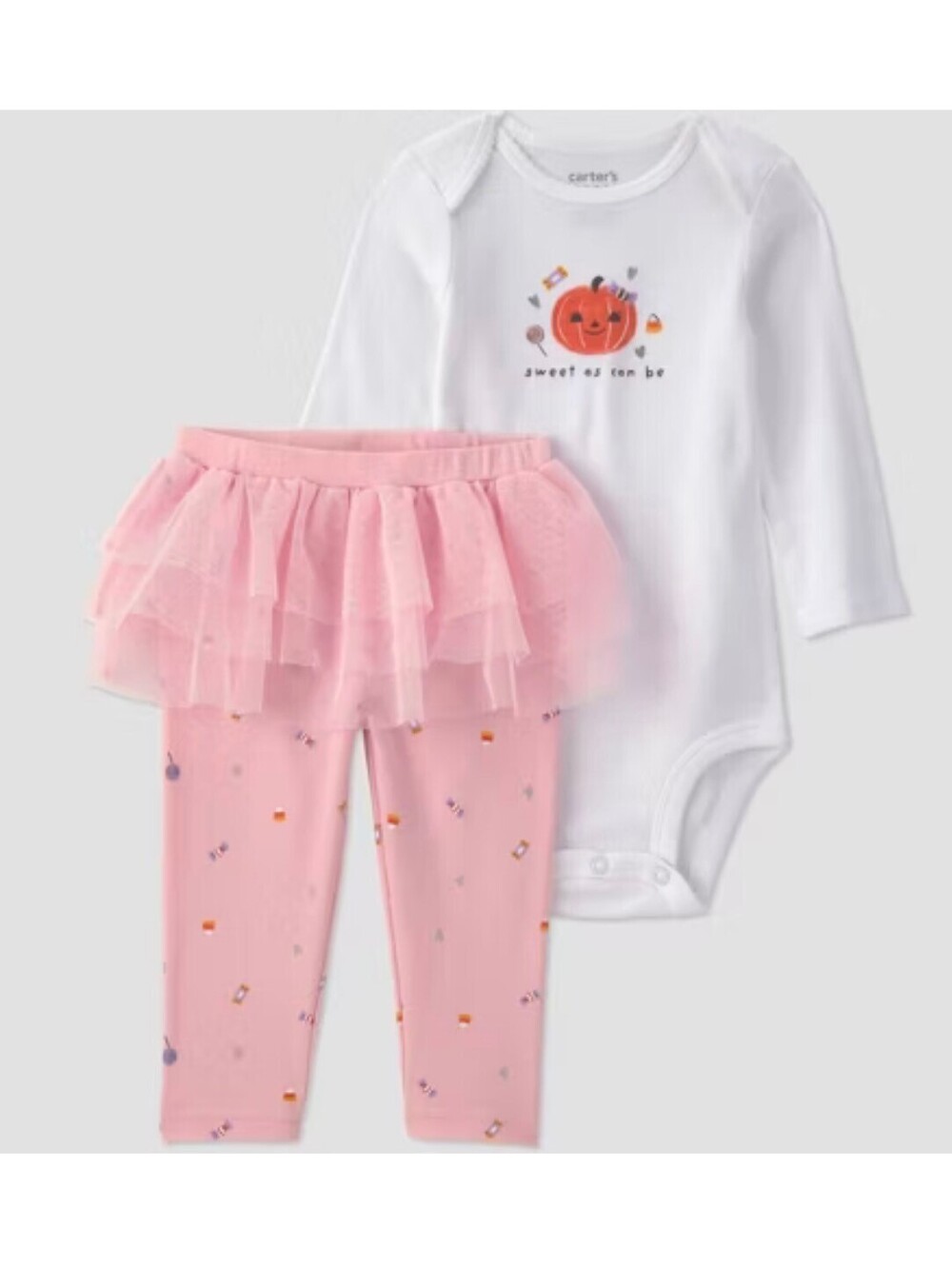Carter's Halloween bodysuit & tutu pants set, Girls 9 Month, 26.5-28.5 lbs